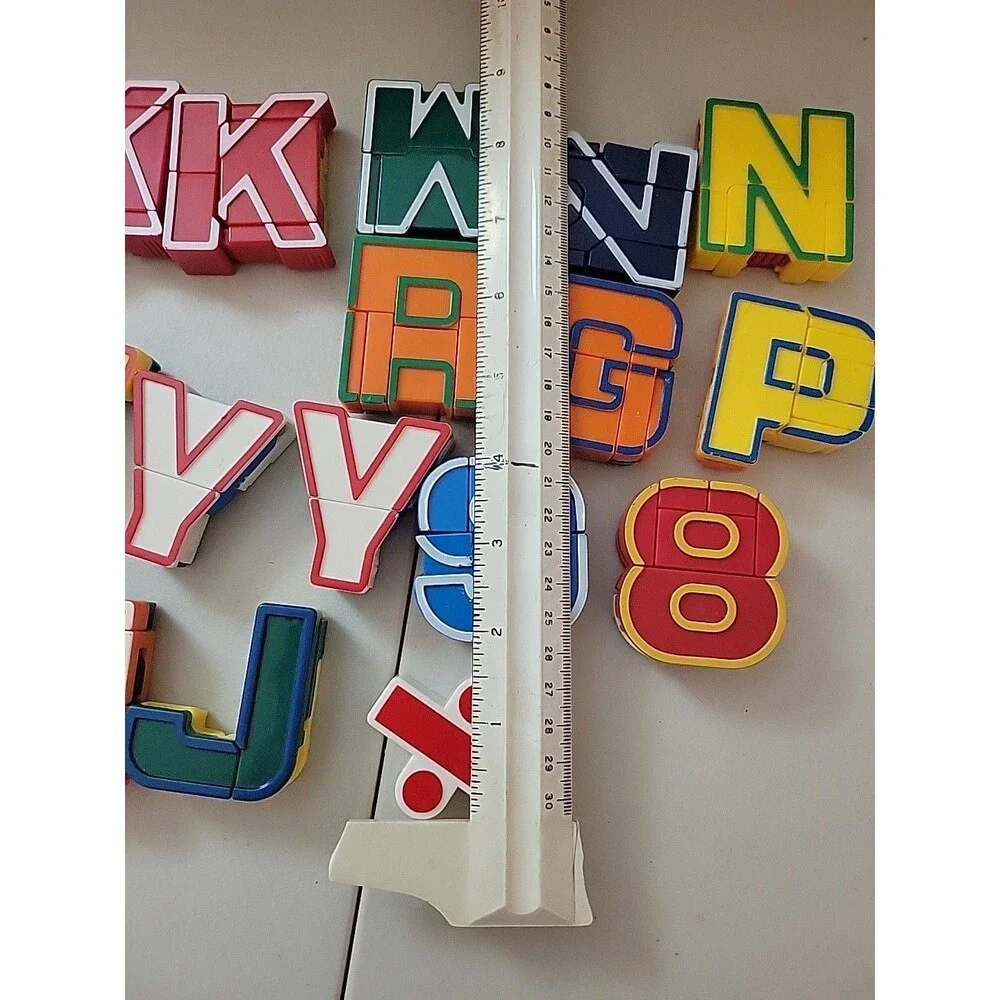 Alpha Bots Transforming‎ Robot Alphabet Letters Set Replacements Not Complete